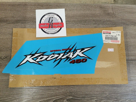 NOS YAMAHA  KODIAK 450 EMBLEM  2     1D9-F1782-K0  Y49