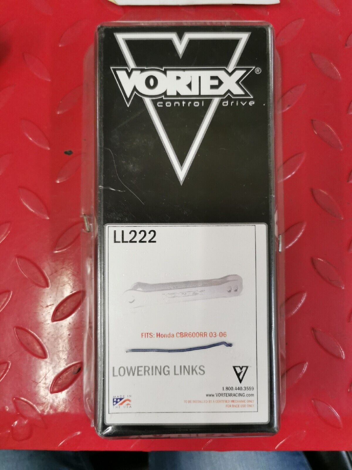 NOS VORTEX HONDA CBR600RR  2003 - 2006  LOWERING LINGS LL222 J17