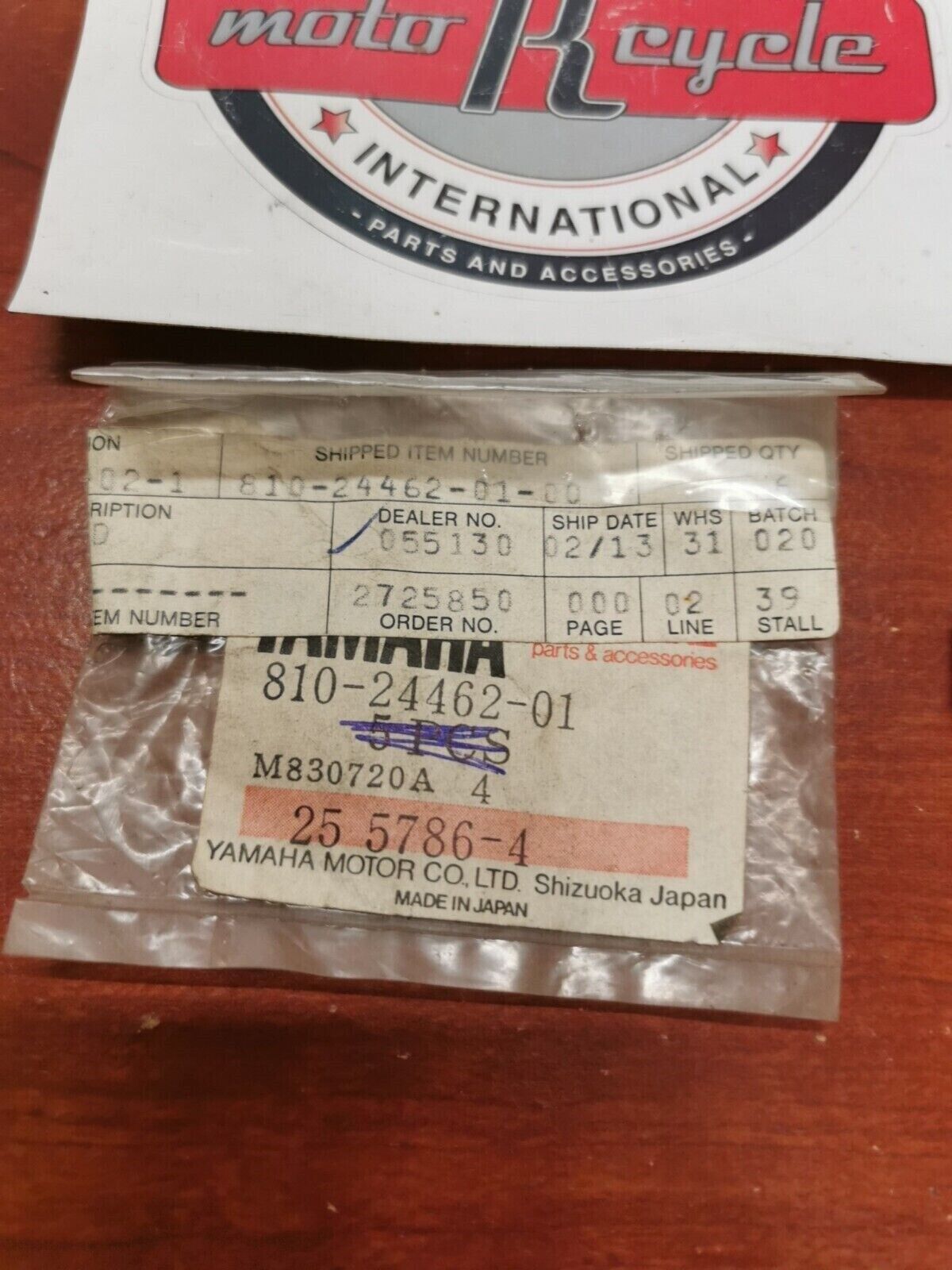 NOS Yamaha TL433 SL338 GP338 SM292 CARBURETOR BLIND CAP 810-24462-01-00 Y98