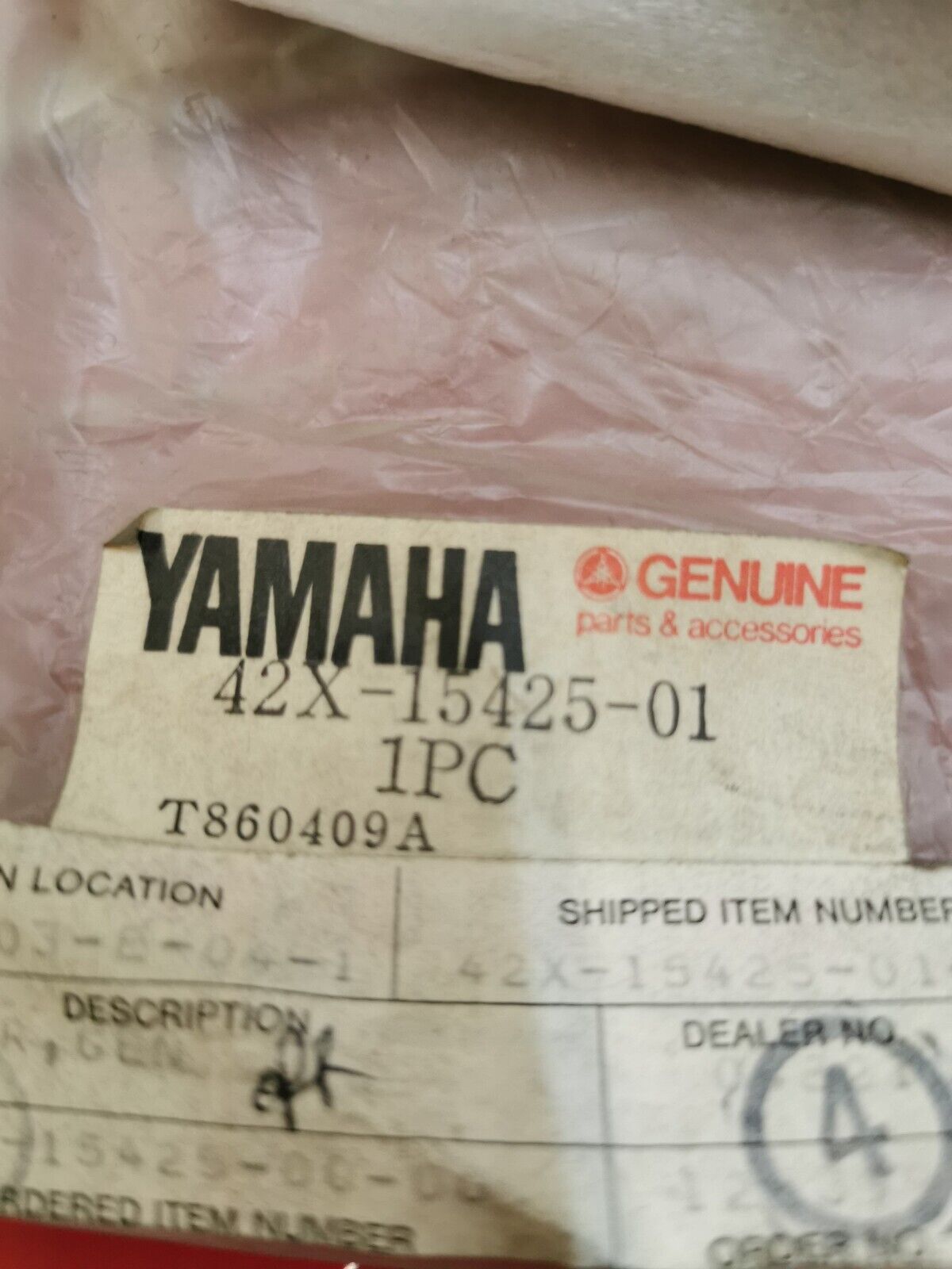 NOS Yamaha XV700 XV750 XV920 COVER GENERATOR R 42X-15425-01-00 Y26