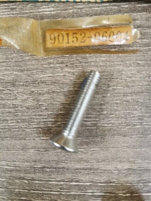 NOS YAMAHA SM292F TL433F WJ500F DT125E SCREW FLAT HEAD 90152-06004-00 Y151