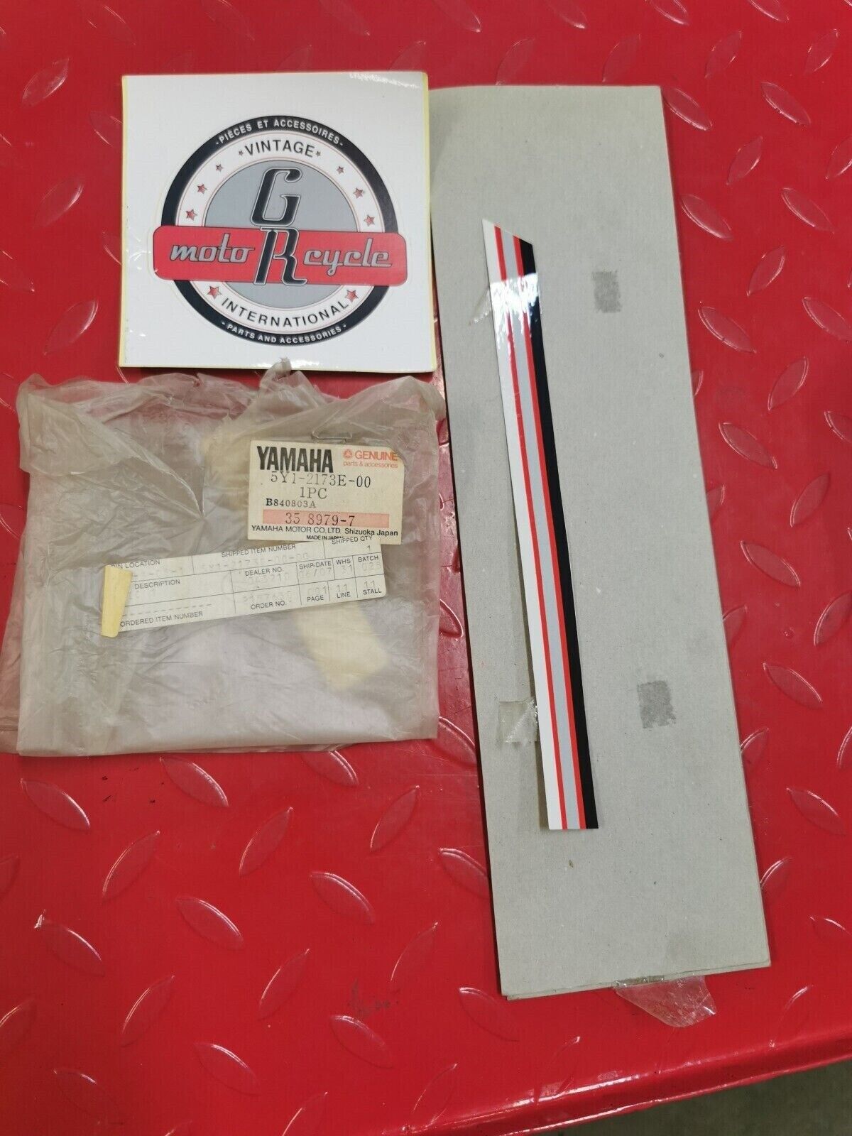 NOS YAMAHA XT550 1982 GRAPHIC 5Y1-2173E-00-00 Y28