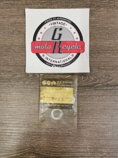 NOS SUZUKI AP50 DR250 DR250S DR370 DR500S RM125 WASHER 14.2X22X1 09280-17002 S54