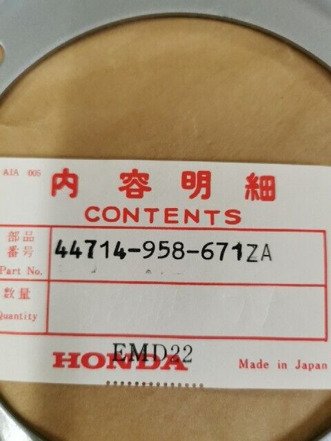 NOS HONDA ATC110 ATC185 ATC200S PATCH RIM SUPPORT NH35M 44714-958-671ZA H157