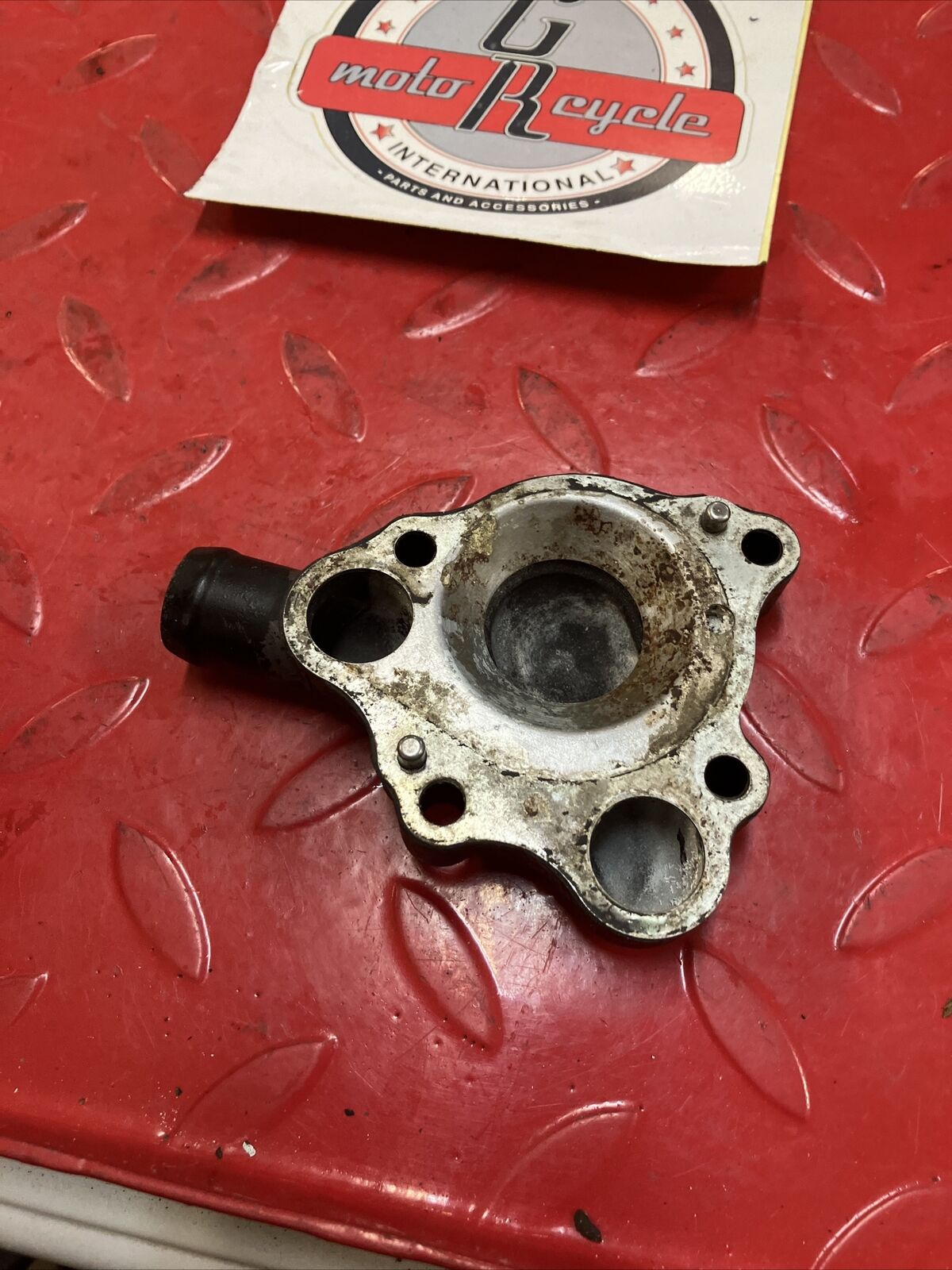 Honda CR125R 1988 waterpump water pump cover separator plate 1987 - 1994