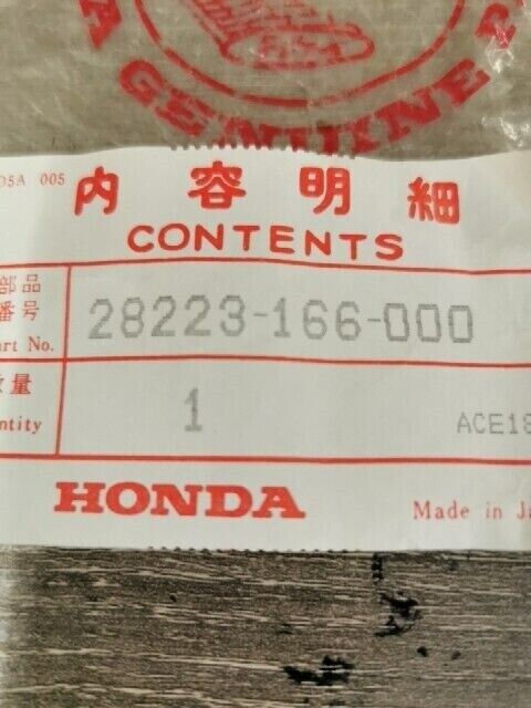 NOS HONDA CR80R CRM50R 1980 1981 SPRING RATCHET 28223-166-000 H81