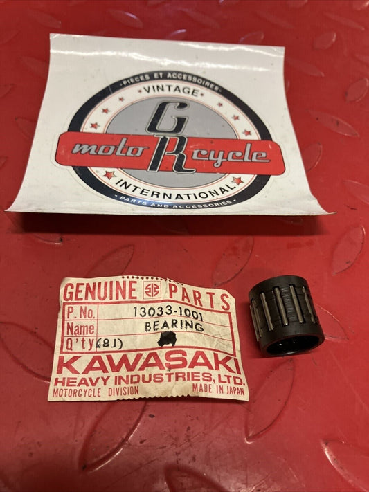 NOS KAWASAKI KX125 CONNECTING ROD PISTON PIN SMALL END BEARING 13033-1001 K17
