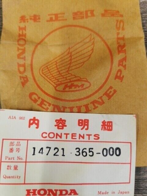 NOS HONDA XL125 1974 1975 VALVE EXHAUST 14721-365-000 H77