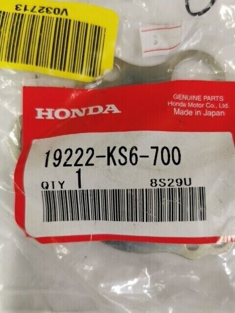 NOS HONDA CR125R 1987 1988 SEPARATOR WATER  19222-KS6-700 H101