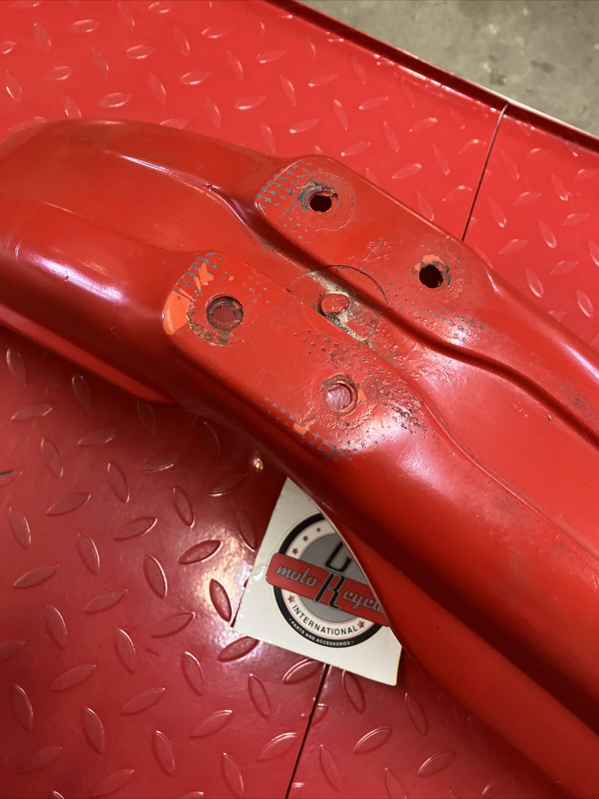 Honda CR250R 1984 front fender plastic fairing CR125R CR500R 61100-KA3-730ZA