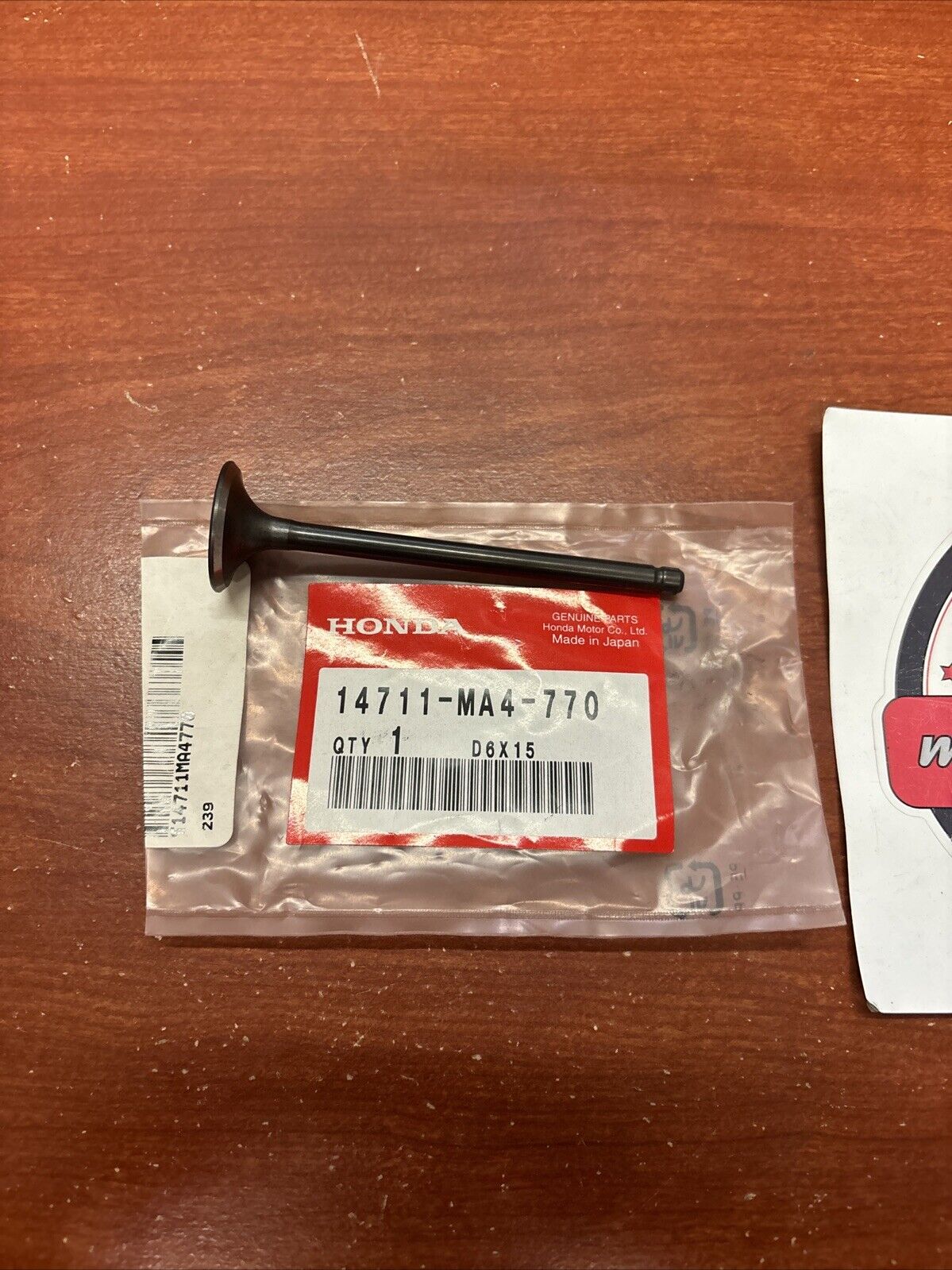 NOS Honda CB750 C F  K L P SC CBX1000 INTAKE VALVE 14711-MA4-770 H141