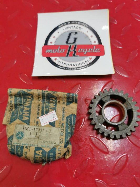 NOS YAMAHA DT250  DT400 1977 - 1979 GEAR 3RD WHEEL 1M1-17231-00-00 Y30