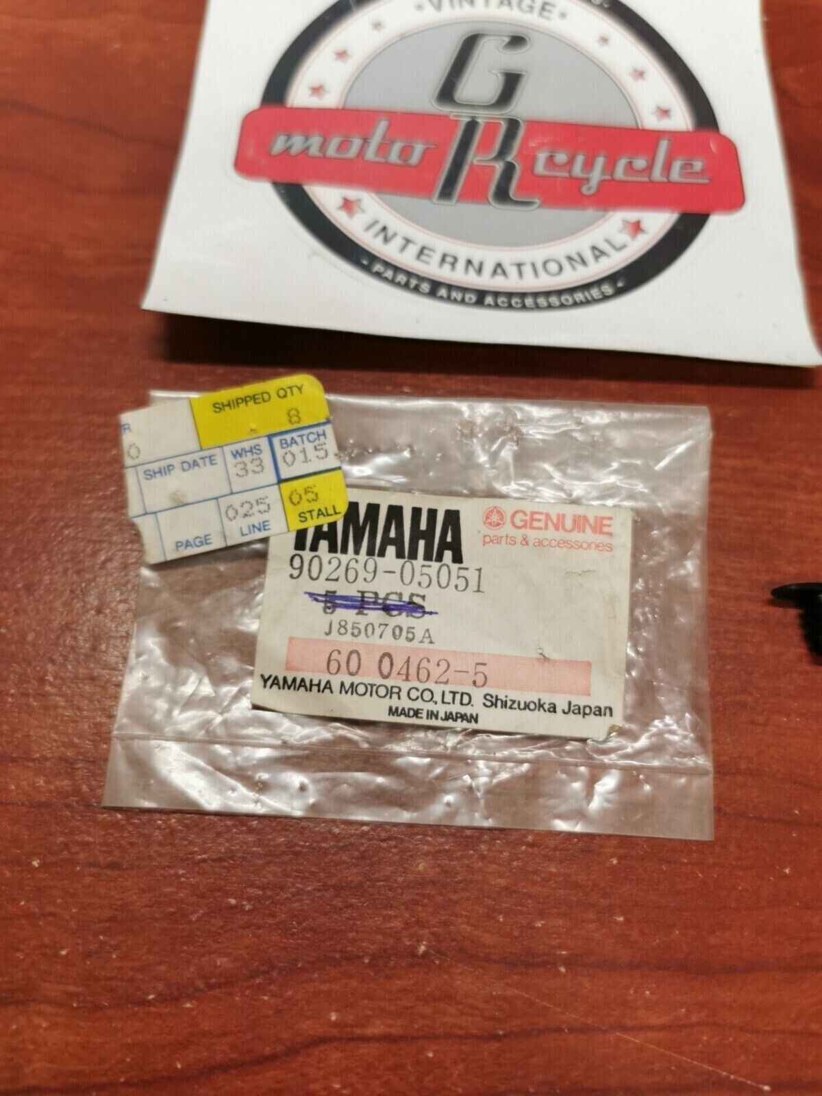 NOS Yamaha VK540 SR540 PZ500 XL540 VT500 RIVET 90269-05051-00 Y99