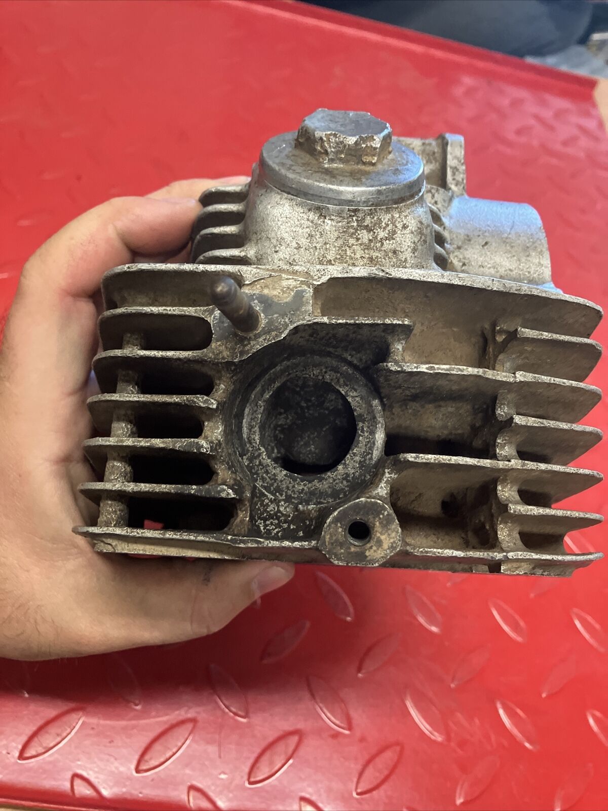 Honda XL100 1974 cylinder head 1975