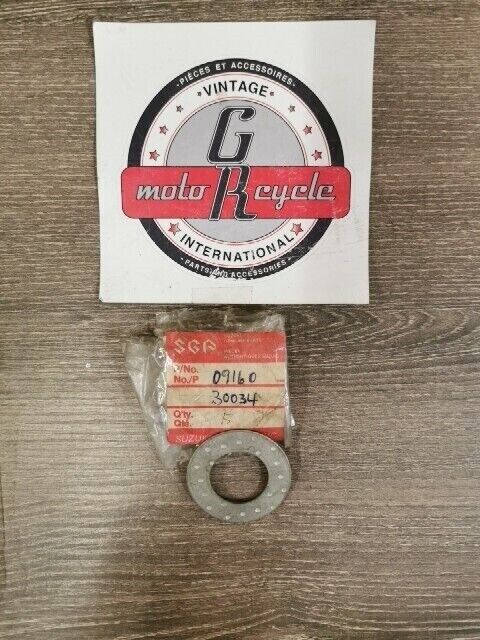 NOS SUZUKI LT230E 1987 - 1993 LT230S WASHER 30X50X1 09160-30034 S53