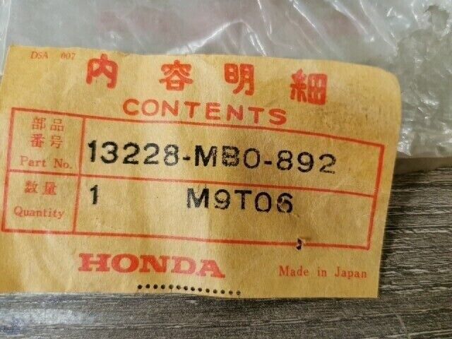 NOS HONDA VF700 BEARING CONNECTING ROD E 13228-MB0-892 SUB BY 13228-MB0-003 H77