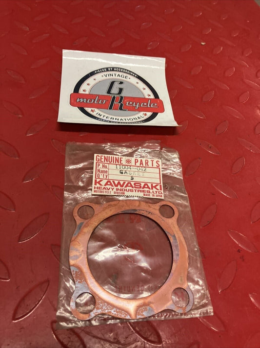 NEW NOS KAWASAKI F7 KD175 KE175 CYLINDER HEAD GASKET 11004-042 K21