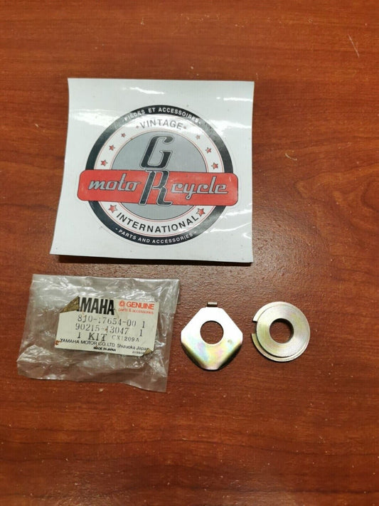 NOS Yamaha SPACER AND LOCK WASHER 8J0-17654-00-00 & 90215-13047-00 Y99
