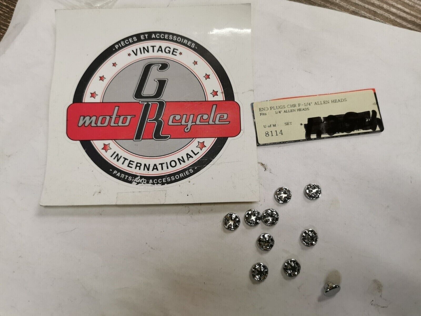 NOS KURYAKYN  End Plugs KIT QTY 10  8114 J35