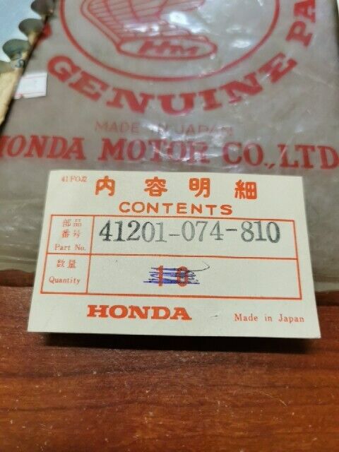 NOS Honda 1969 SL90 FINAL DRIVEN SPROCKET 41201-074-810 H98