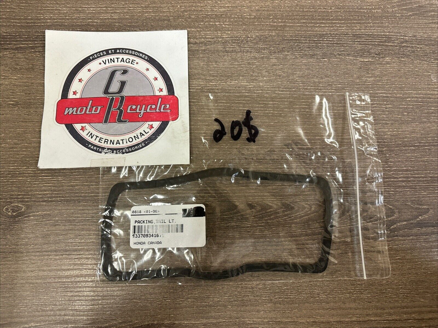 NOS Honda CB550 CB750 GL1000 TAIL LIGHT LENS GASKET 33709-341-671 H132