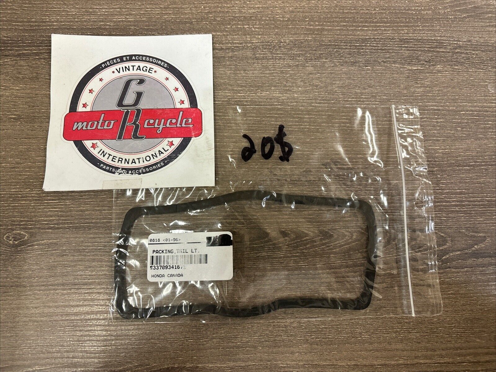 NOS Honda CB550 CB750 GL1000 TAIL LIGHT LENS GASKET 33709-341-671 H132