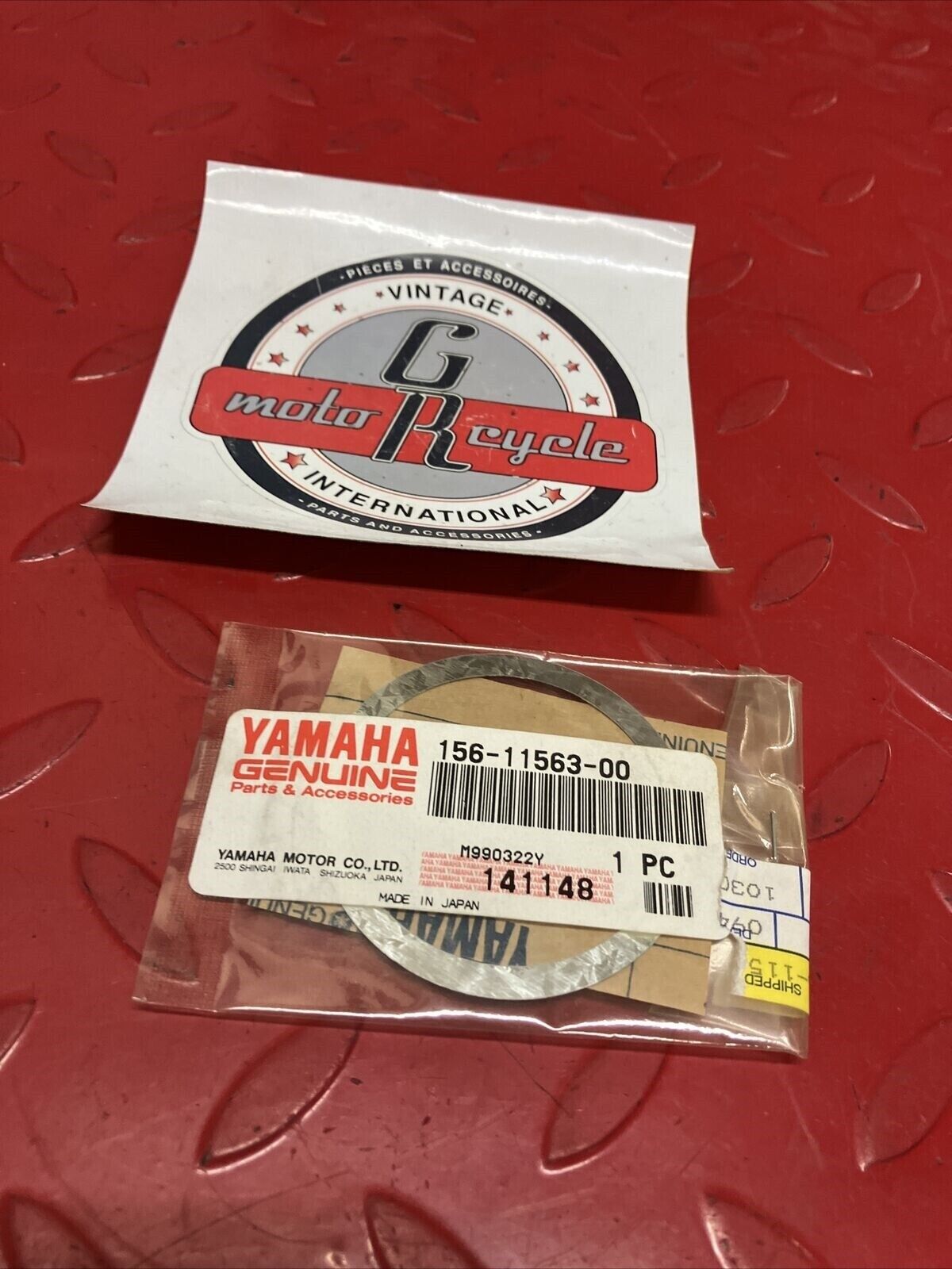 NOS YAMAHA CRANK SHIM 156-11563-00-00 Y63