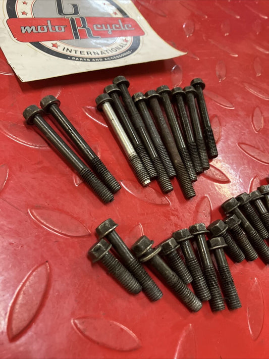 Honda CR80R 1990 engine motor crankcase cover bolt hardware