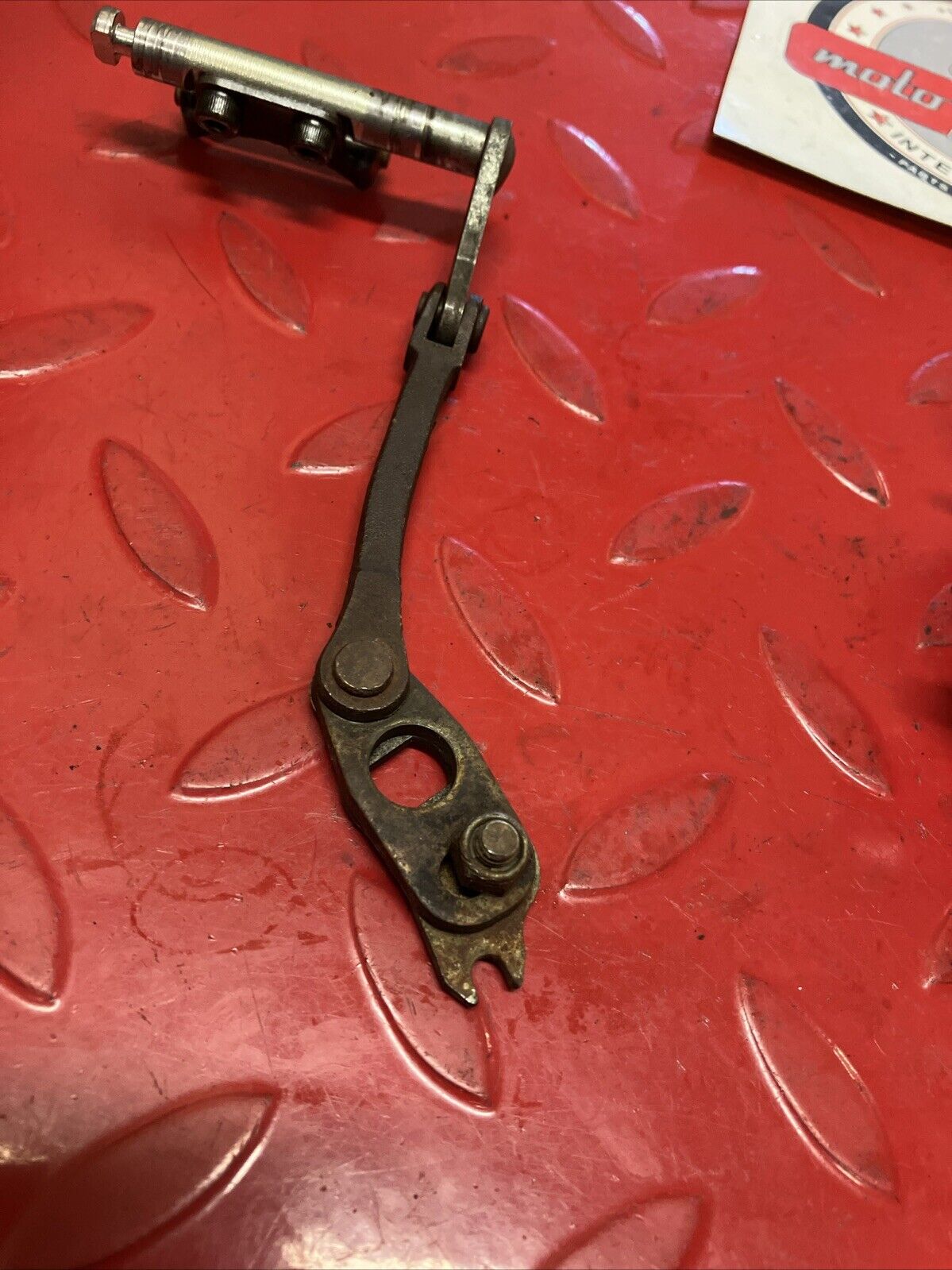 Yamaha YZ125 1983 exhaust power valve actuator push rod lever governor 1984 1985