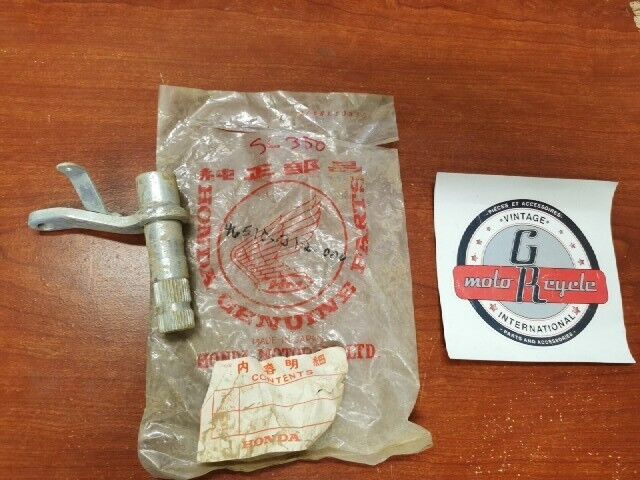 NOS Honda SL350 K1 REAR BRAKE PIVOT SHAFT 46510-312-000 SUB 46510-340-000 H98