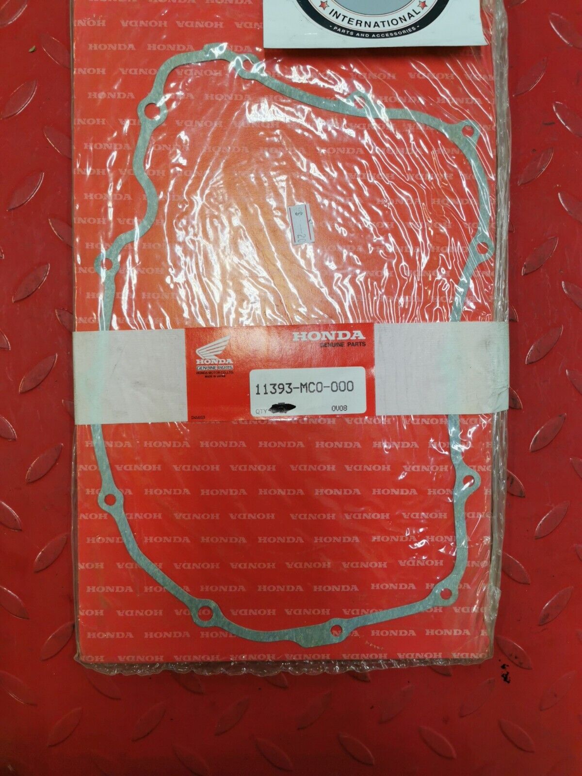 NOS Honda CB400 CM400 CB450 CM450 GASKET RIGHT CRANKCASE COVER 11393-MC0-000 H30