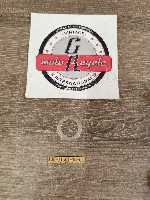 NOS YAMAHA YA6 MJ2T HT1 CT1 ATM1B YA6B MX125A SHIM CRANK 1 136-11561-00-04 Y188