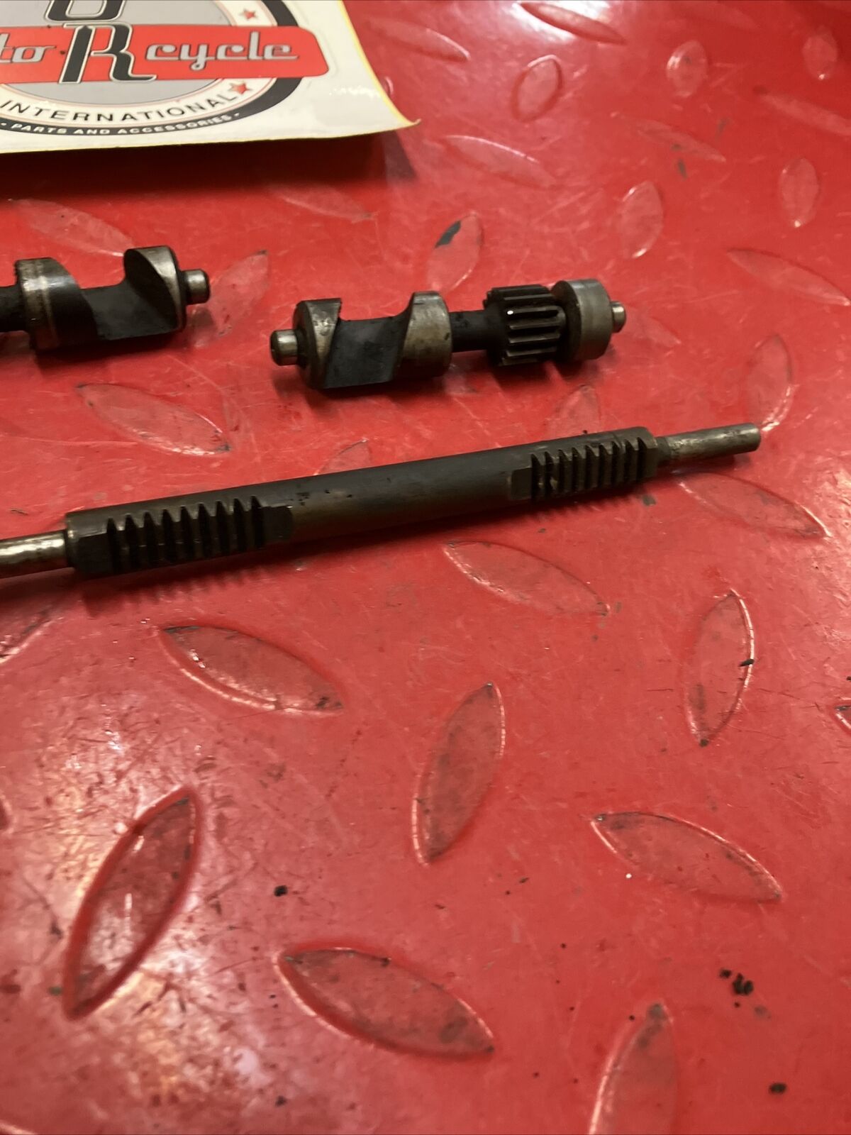 Kawasaki KDX200 1986 exhaust power valve shaft 12005-1086 12005-1087 1987 1988
