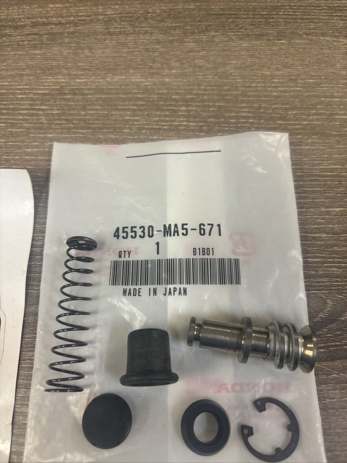 NOS Honda CB1100 CB400N CB750 CBR1000F MASTER CYLINDER KIT 45530-MA5-671 H159