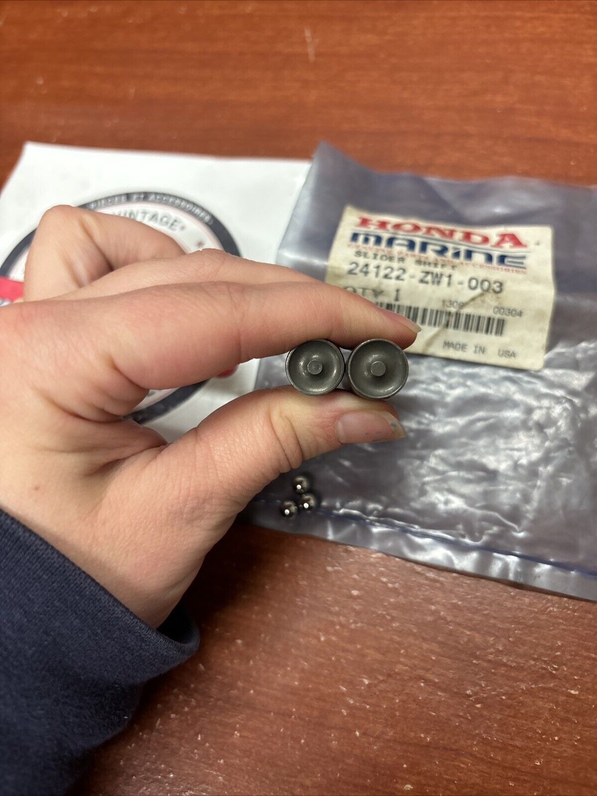 NOS Honda 1997 BF75 BF90 SHIFT SLIDER 24122-ZW1-003 H185