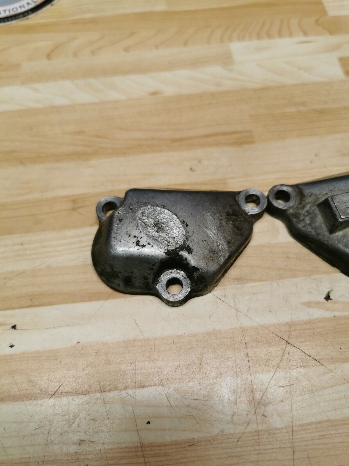 CR250R 1989 cylinder exhaust valve left right cover 1988 - 1991 12106-KS7-830