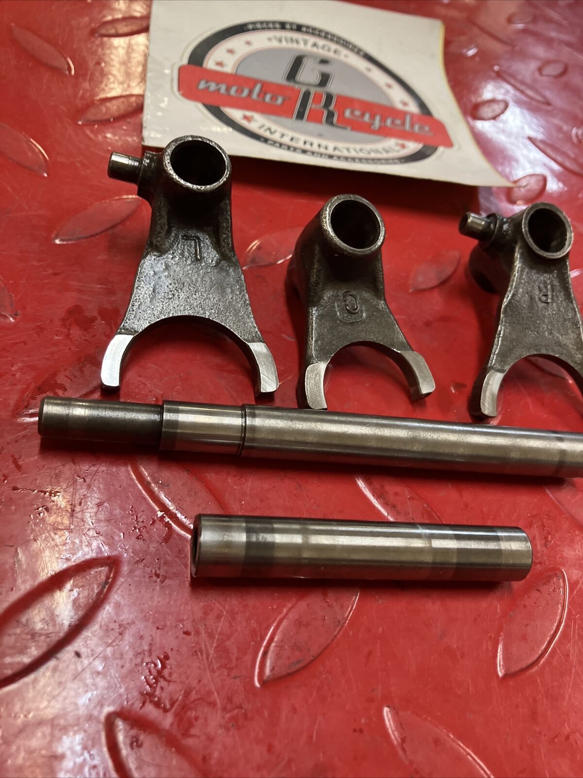 Honda CR80R 1990 transmission gearshift gear shift forks 4