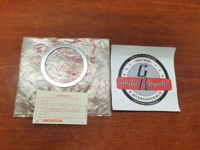 NOS Honda CB250 CB400 CM400 XL250S XL500S XR250 WASHER (80X65) 41204-413-780 H84