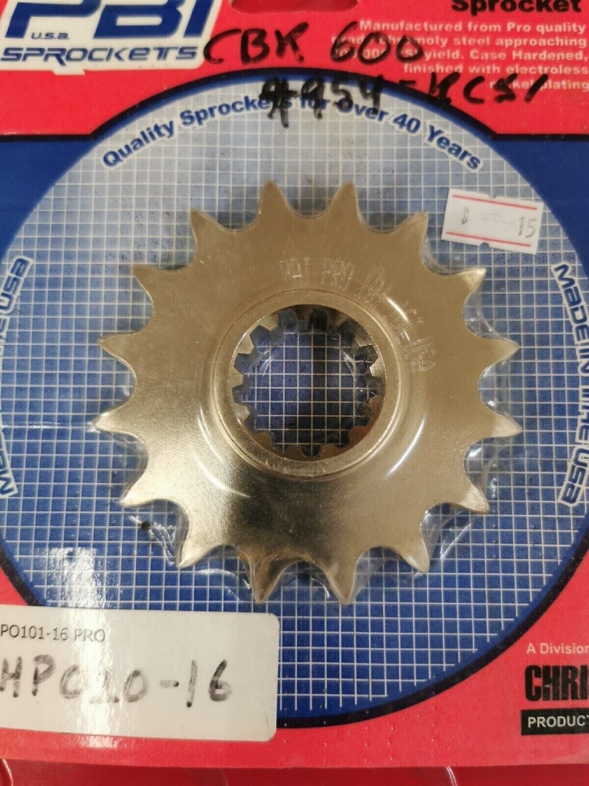 NOS PBI  Honda CBR600 Counter Sprocket 16 Tooth  PO101-16 J17