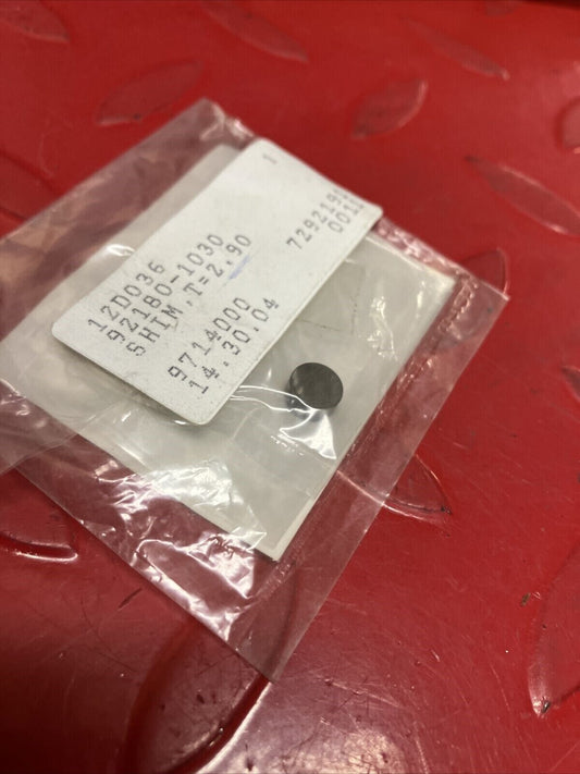 NOS KAWASAKI SHIM T=2.90 92180-1030 K15