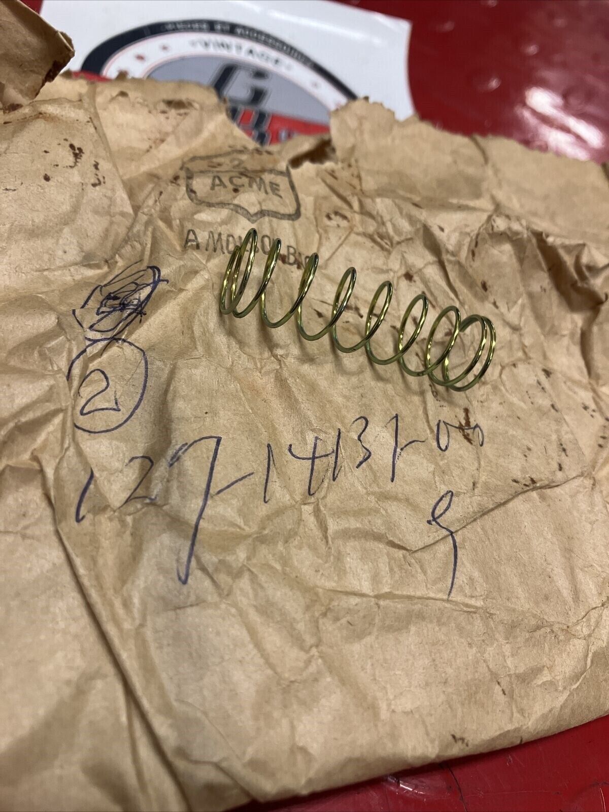 NOS YAMAHA CARBURETOR THROTTLE VALVE SPRING 127-14131-00-00 Y62