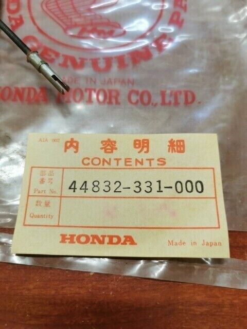 NOS Honda SL125 METER INNER CABLE 44832-331-000 H98