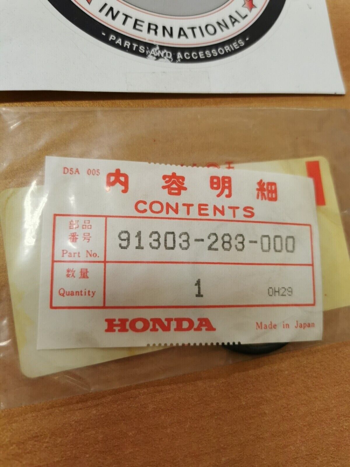 NOS Honda CB450 GL1100 GL1200 O-RING (37.2X2.3) 91303-283-000 H26
