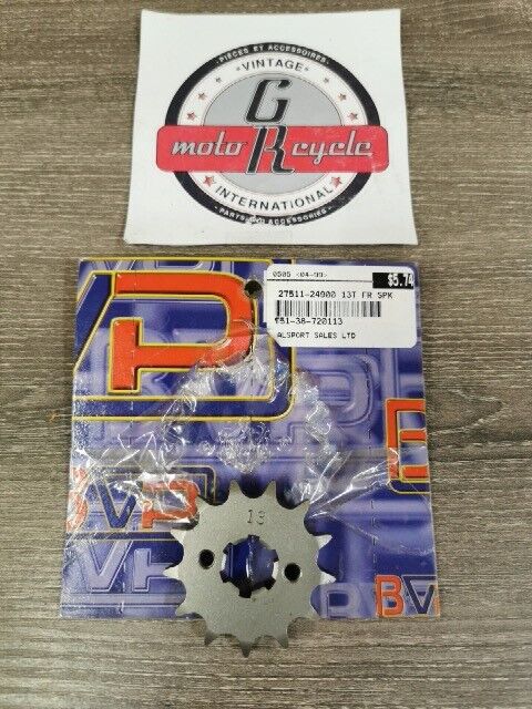 NOS BVP TS100 TM100 TM125 TS100 1973 - 1977 SPROCKET ENGINE 13T 27511-24900 J61