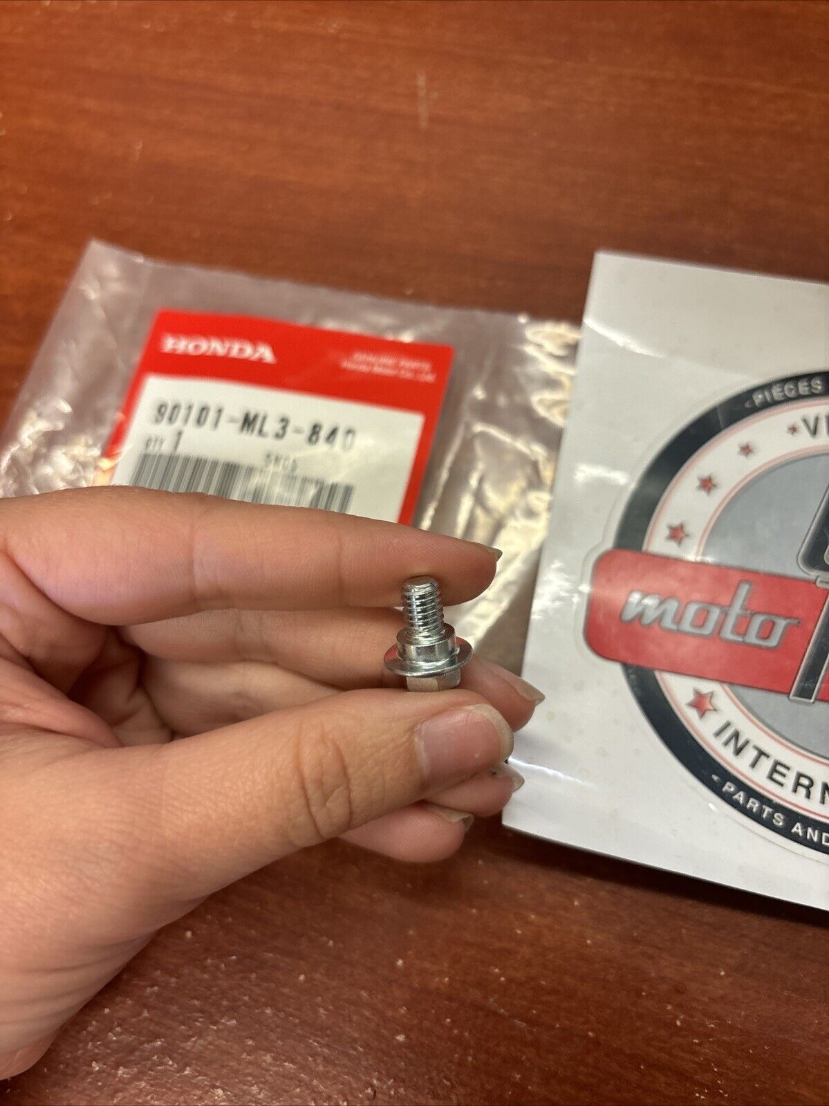 NOS Honda CR125R CR250R CR500R CR80R SHROUD SETTING BOLT 90101-ML3-840 H135