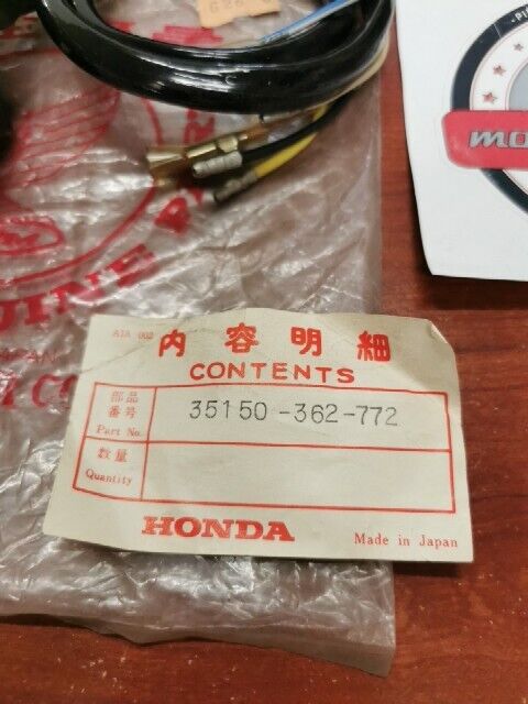 NOS Honda 1975 XL175K2 XL175 K2 LIGHTING STOP SWITCH 35150-362-772 H68