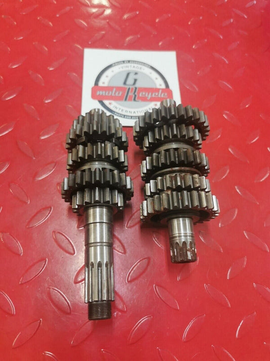 Honda CR250R 1986 transmission mainshaft countershaft main counter shaft gear