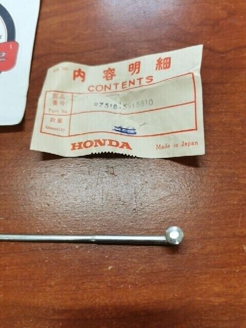 NOS Honda CB125 XL100 SL100 CL100 CL125 SPOKE BS SOLD EACH 97518-59158-10 H73