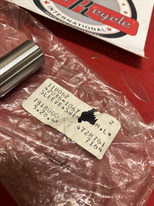 NOS KAWASAKI KX60 KX80 KX100 SWINGARM SLEEVE BUSHING L=34 42036-1067 K14