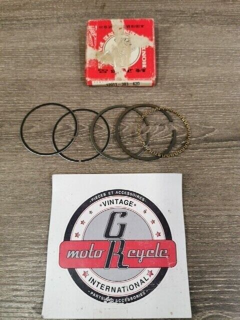 NOS HONDA CB125S XL125 1976 RING SET STD 13011-383-620 SUB BY 13011-383-000 H74